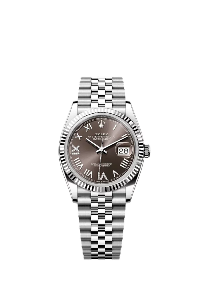 Rolex Datejust 36 Oyster, 36 mm, acier Oystersteel et or