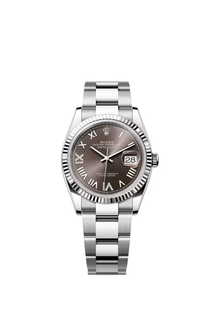Rolex Datejust 36 Oyster, 36 mm, acier Oystersteel et or