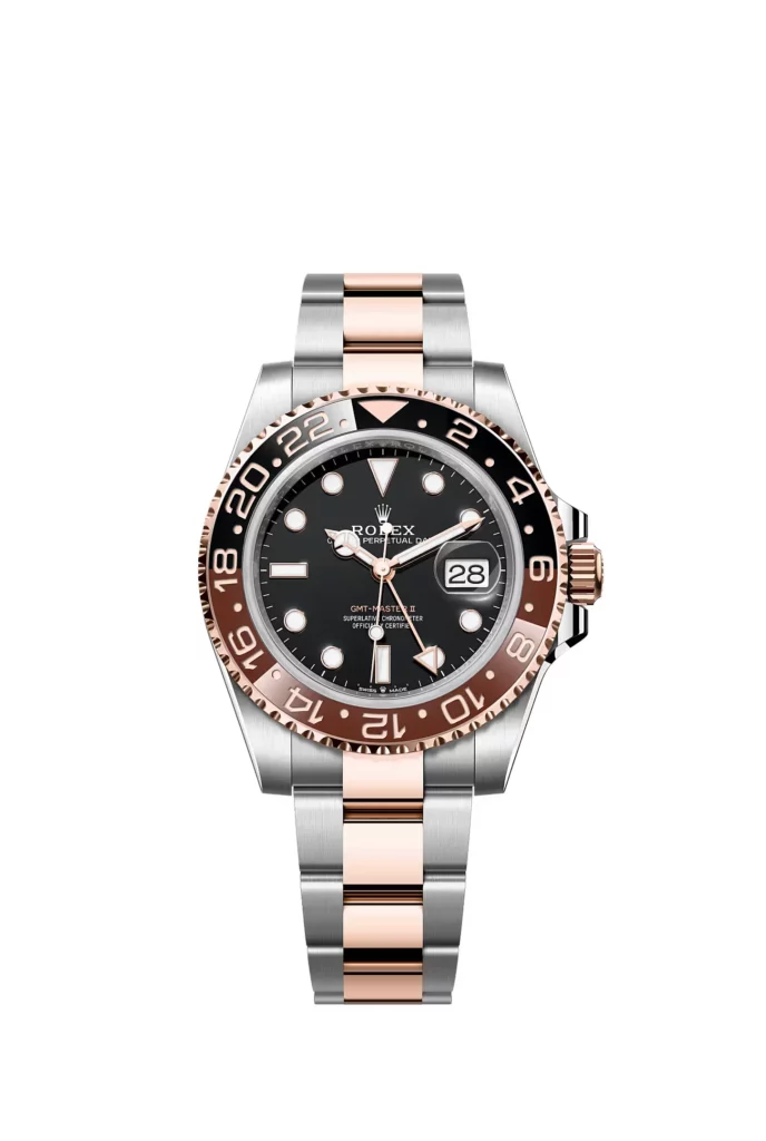 Rolex GMT-Master II Oyster, 40 mm, acier Oystersteel et or