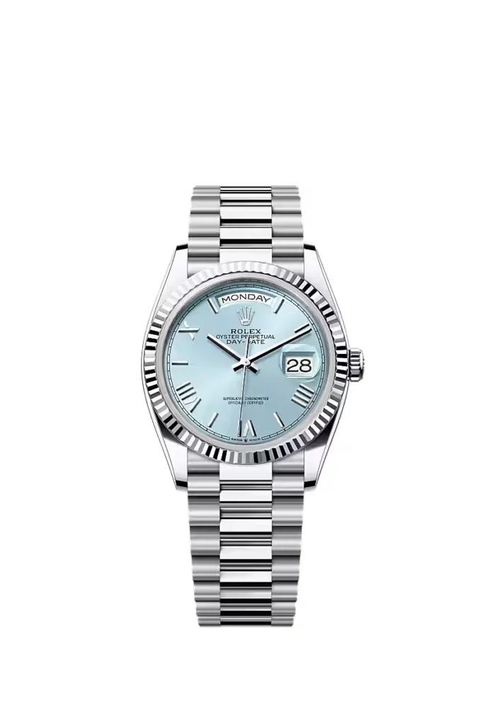 Rolex Day-Date 36 Oyster, 36 mm, platine