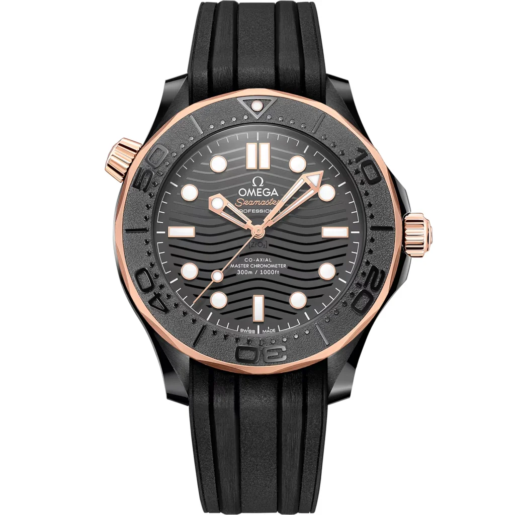Omega Seamaster Diver 300M 43,5 mm, céramique noire sur