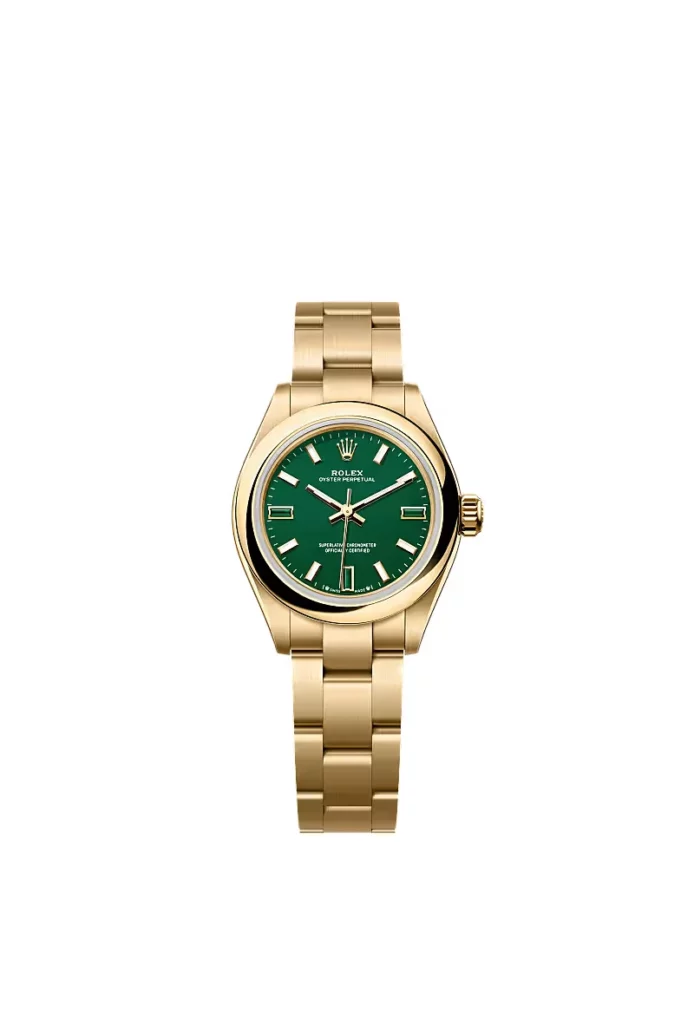 Rolex Oyster Perpetual 28 Oyster, 28 mm, or jaune