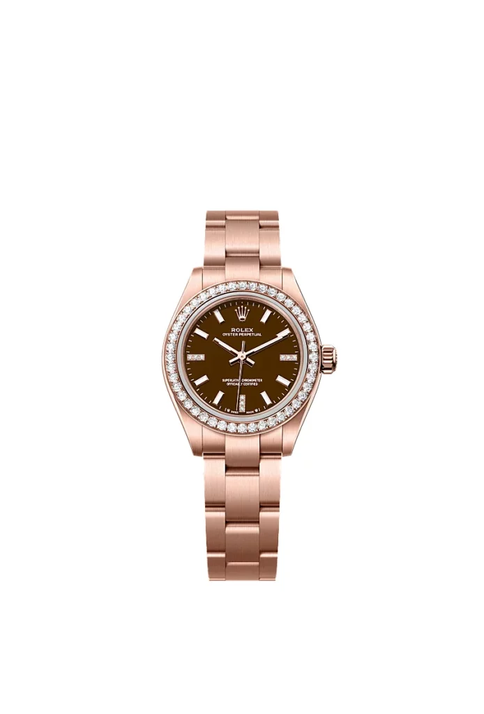 Rolex Oyster Perpetual 28 Oyster, 28 mm, or Everose et