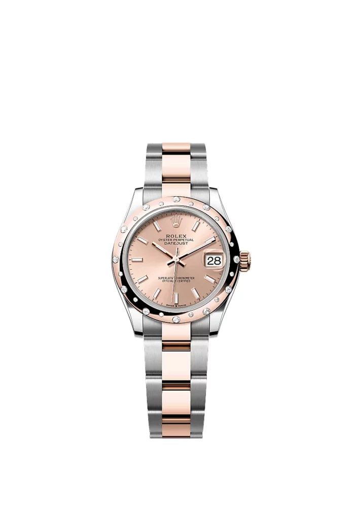 Rolex Datejust 31 Oyster, 31 mm, acier Oystersteel, or