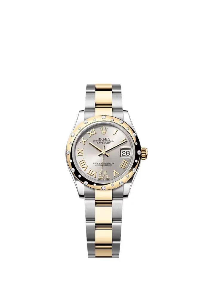 Rolex Datejust 31 Oyster, 31 mm, acier Oystersteel, or