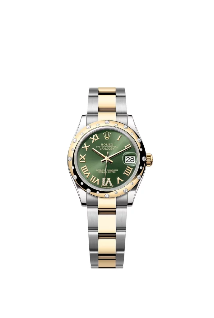 Rolex Datejust 31 Oyster, 31 mm, acier Oystersteel, or