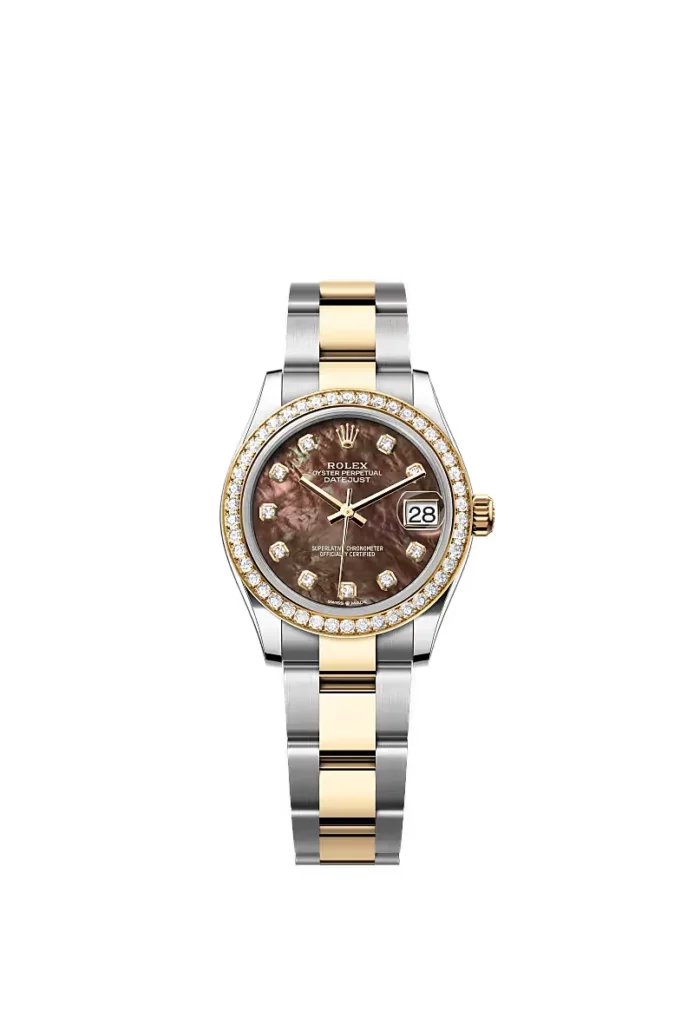 Rolex Datejust 31 Oyster, 31 mm, acier Oystersteel, or