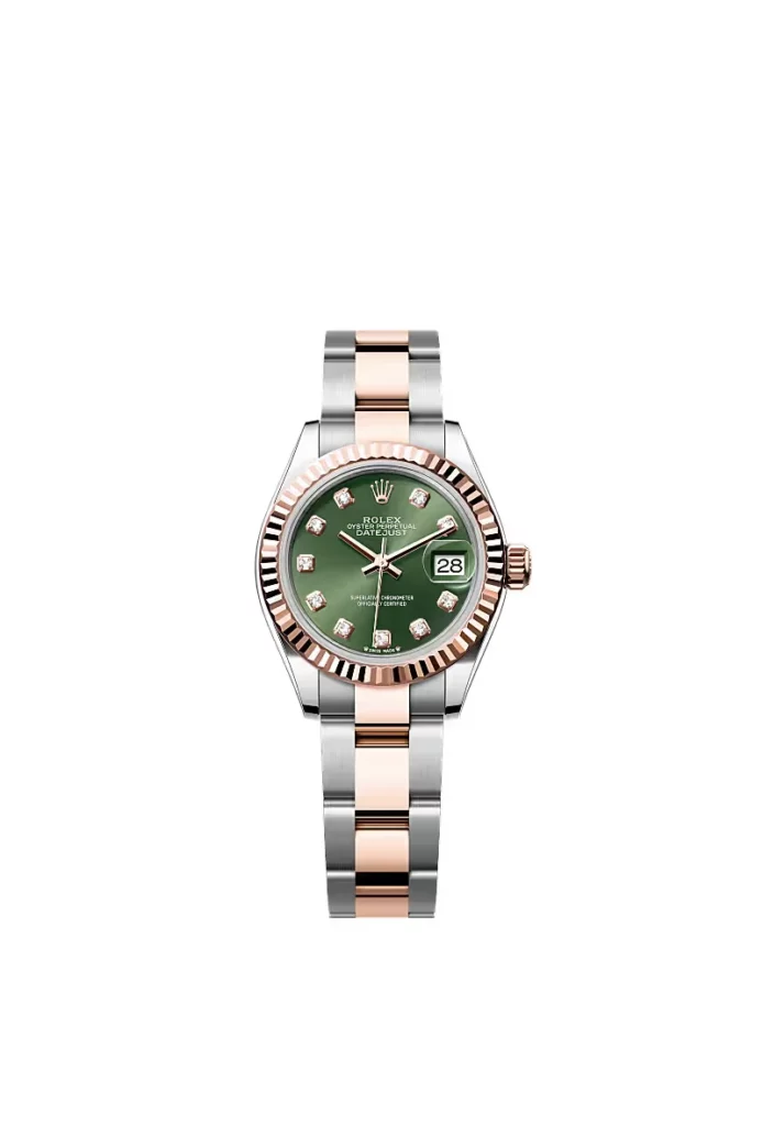 Rolex Lady-Datejust Oyster 28 mm, acier Oystersteel et or