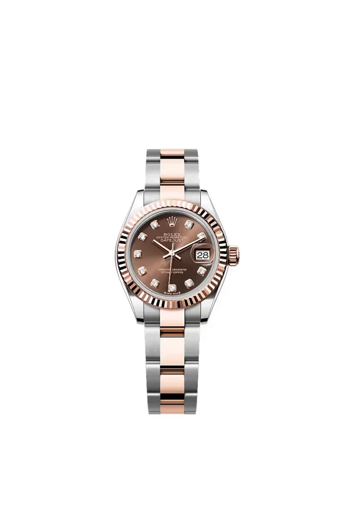 Rolex Lady-Datejust Oyster 28 mm, acier Oystersteel et or