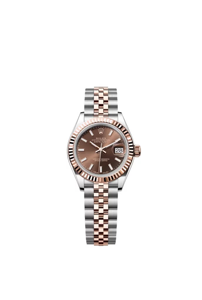 Rolex Lady-Datejust Oyster 28 mm, acier Oystersteel et or