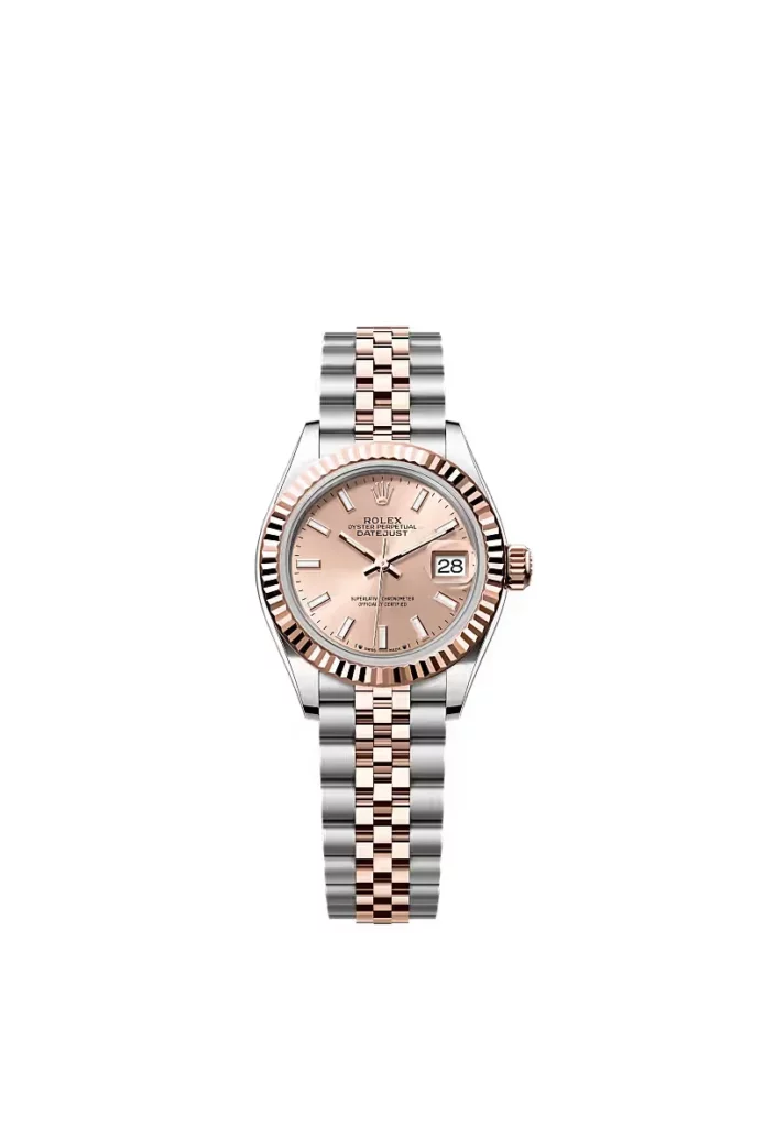 Rolex Lady-Datejust Oyster 28 mm, acier Oystersteel et or