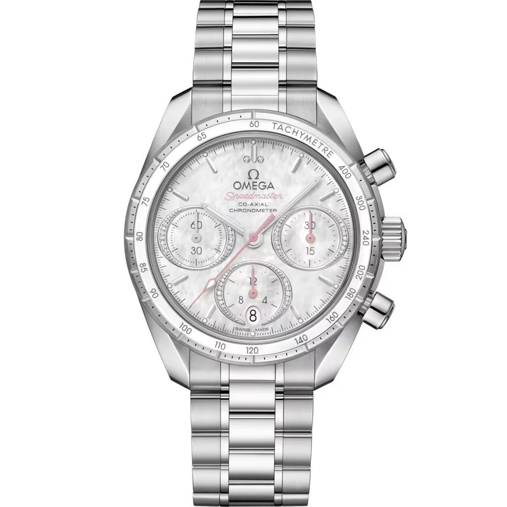 Omega Speedmaster 38 38 mm, acier sur acier