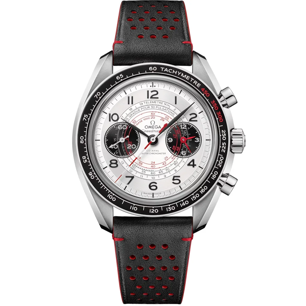 Omega Speedmaster Chronoscope 43 mm, acier sur bracelet en
