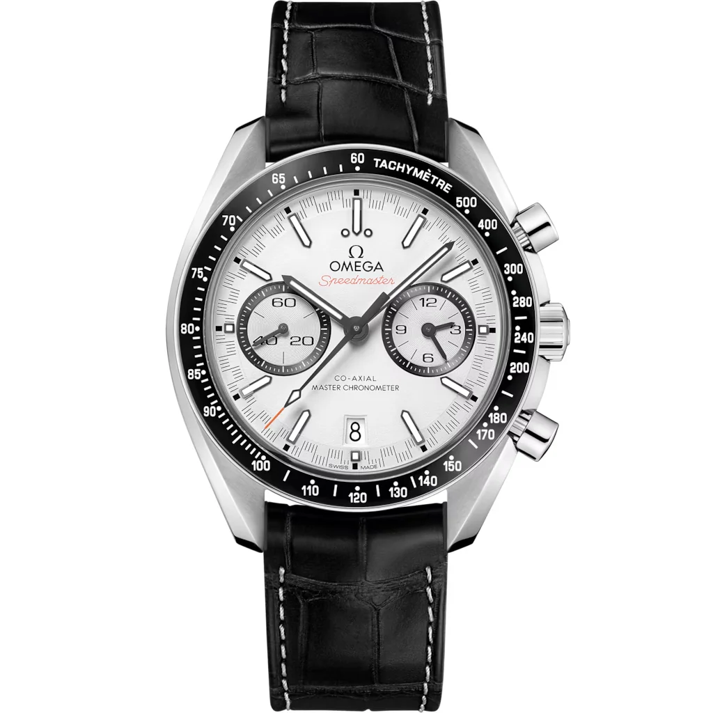 Omega Speedmaster Racing 44,25 mm, acier sur bracelet en