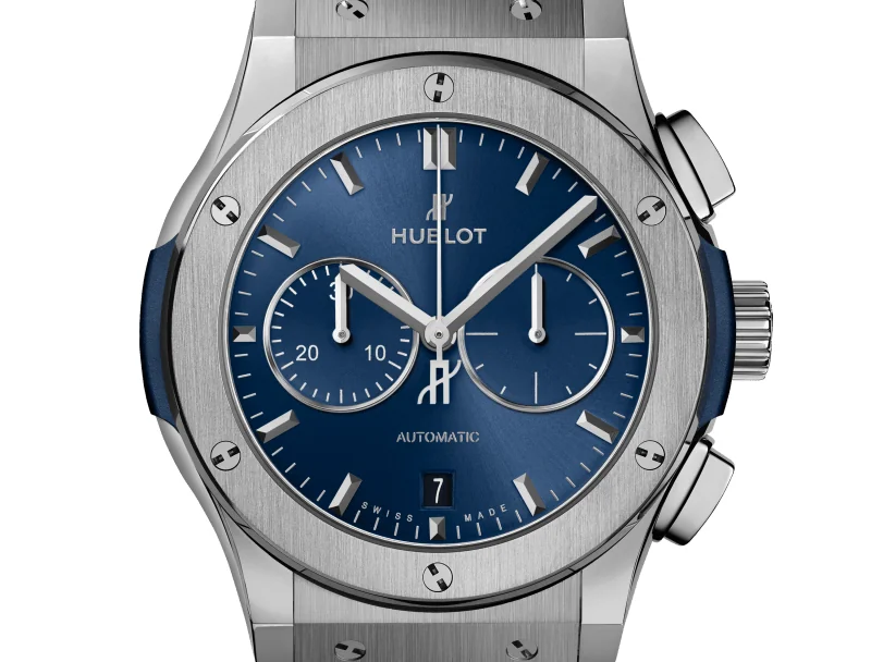 Hublot Classic Fusion Chronograph Titanium Blue 42 mm